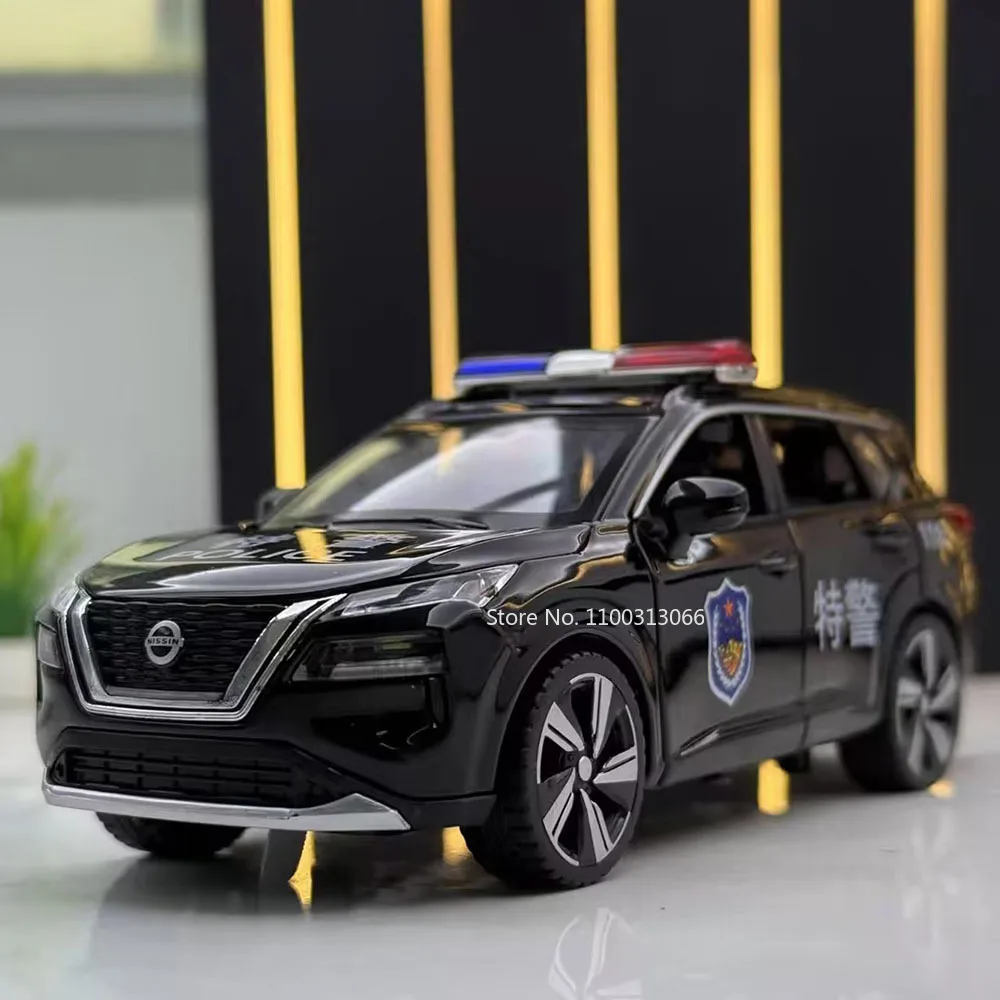 1:32 Scale Police Car Model with Light & Sound 6 1:32 Scale Police Car Model with Light & Sound - Image 6