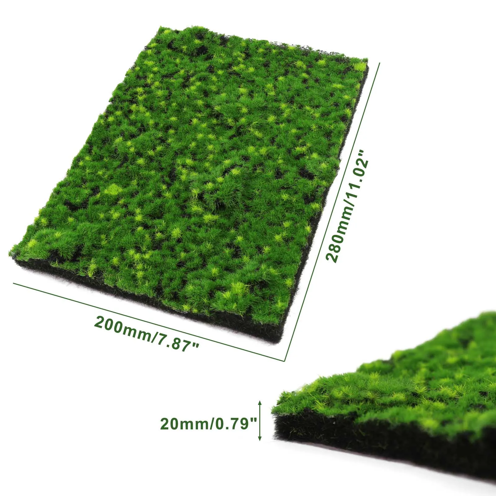Artificial Moss Tuft Grass Mat for Miniature Landscaping 8 Artificial Moss Tuft Grass Mat for Miniature Landscaping - Image 8