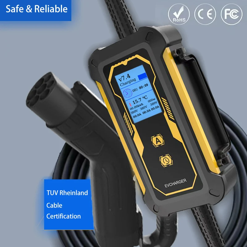 WUFEN 22KW Portable EV Charger 380V 32A 4 WUFEN 22KW Portable EV Charger 380V 32A - Image 4