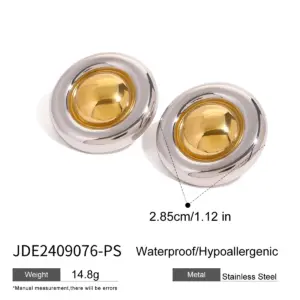 Versatile Stainless Steel Earrings Set 19 S601f7cb16b204efb8c703d7c7b35b61bO