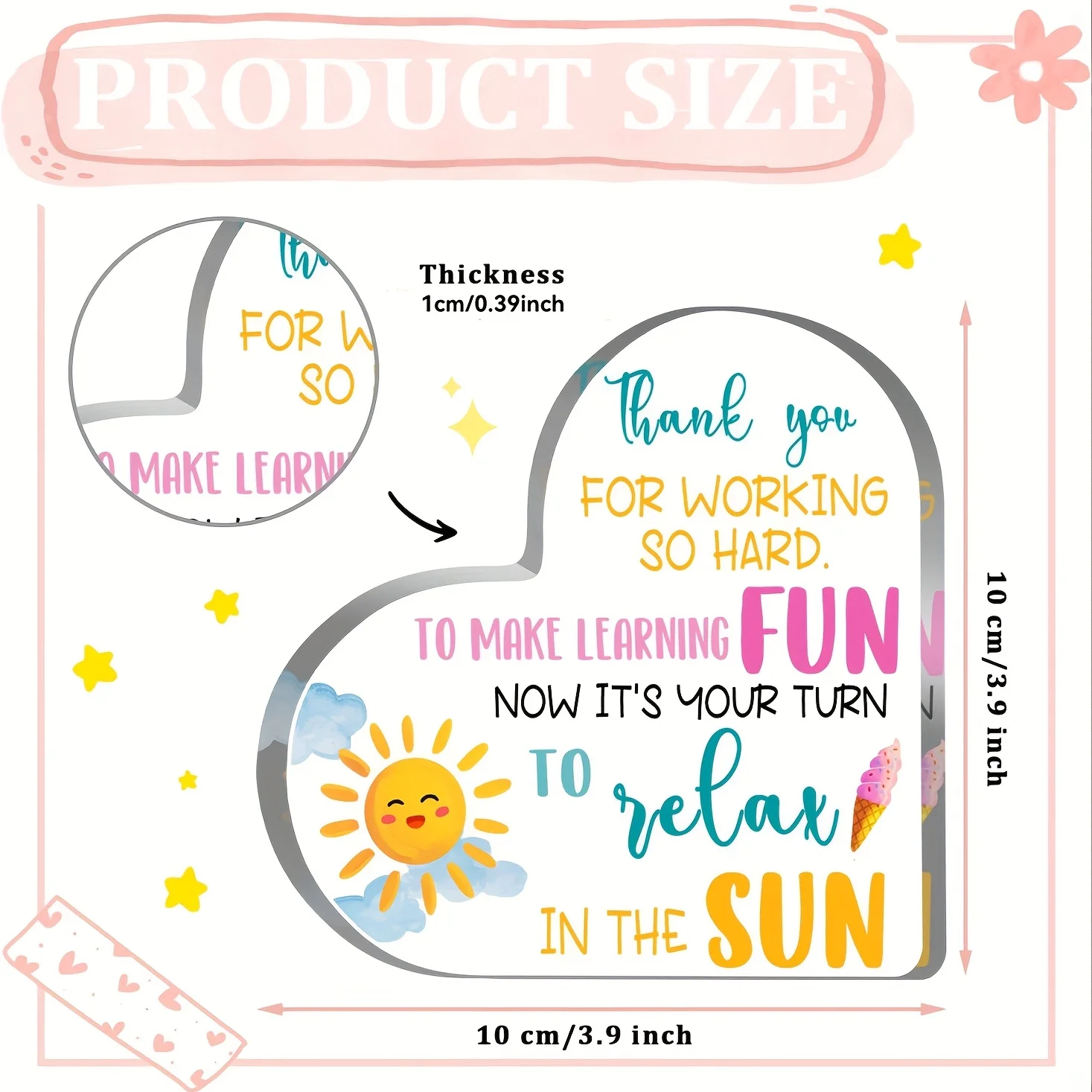 Colorful Heart-Shaped Appreciation Gift for Coworkers 2 Colorful Heart-Shaped Appreciation Gift for Coworkers - Image 2