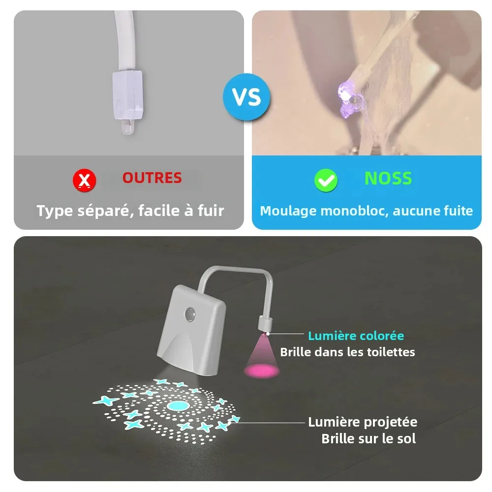 Waterdrop-Shaped Bathroom Night Light 4 Waterdrop-Shaped Bathroom Night Light - Image 4