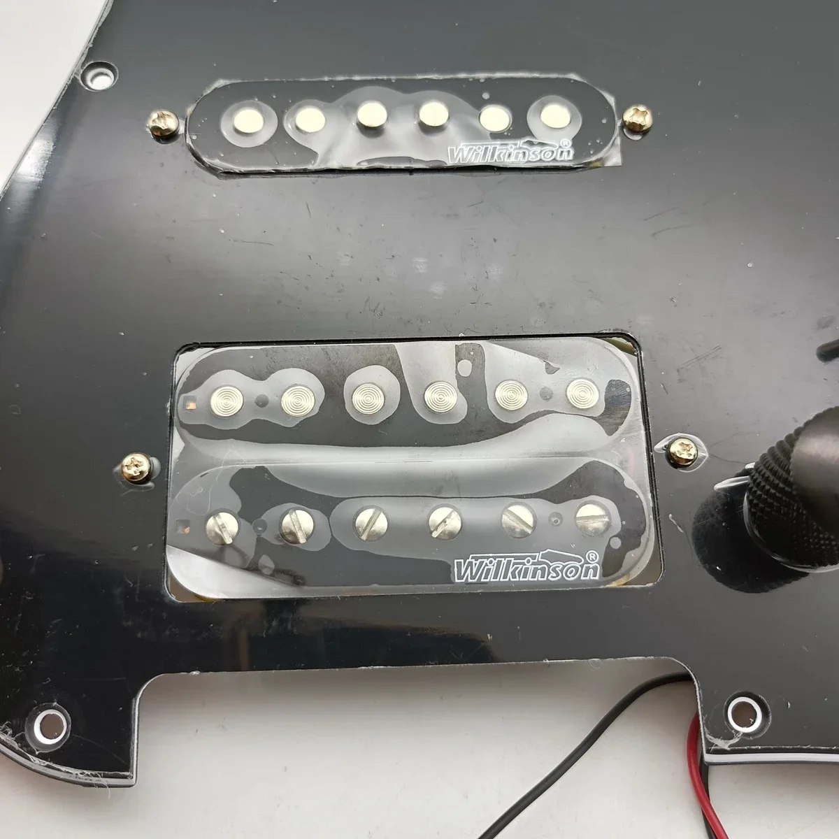 Black Loaded HSH Guitar Pickguard Set for Fender Strat 3 Black Loaded HSH Guitar Pickguard Set for Fender Strat - Image 3