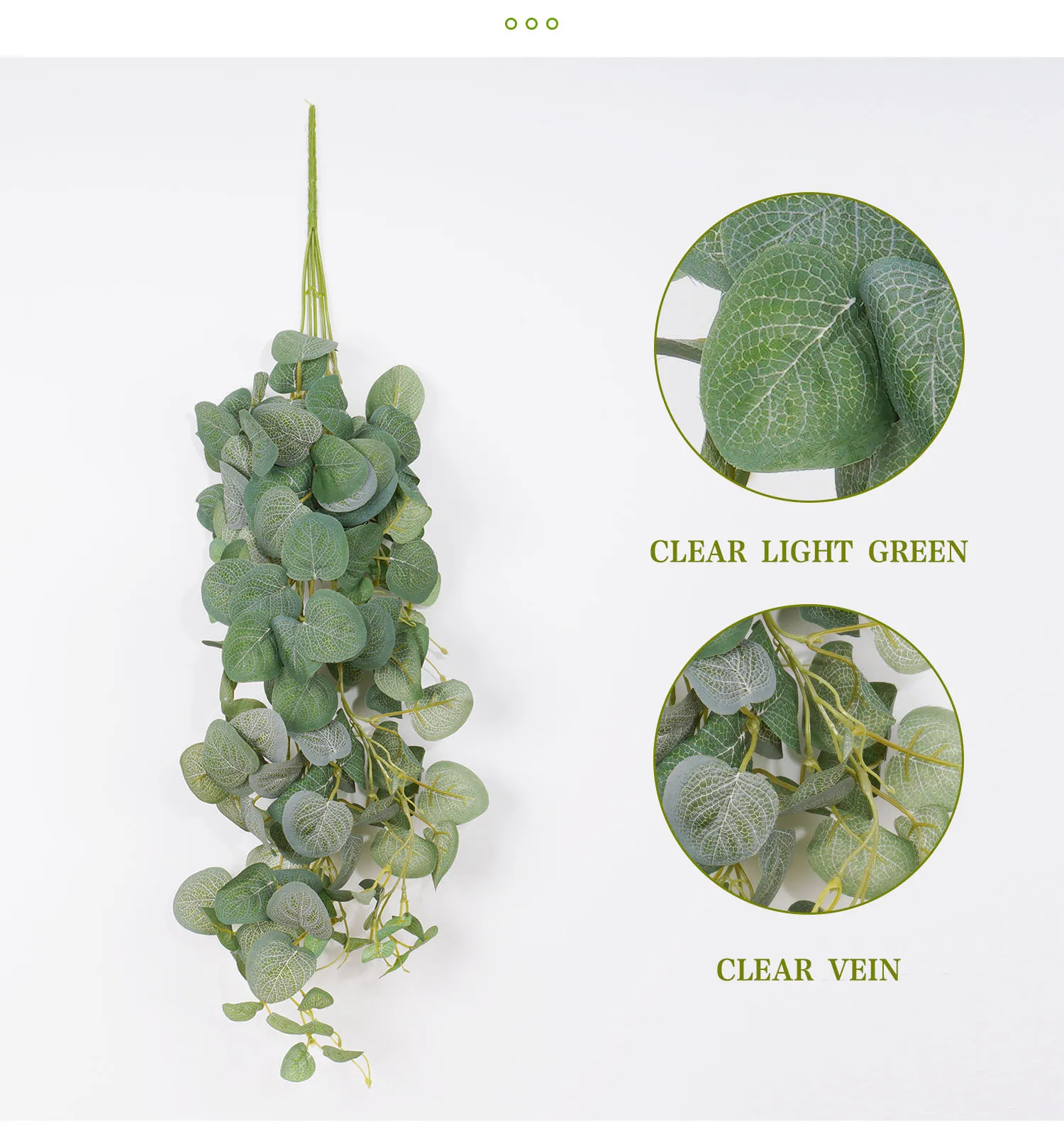 Realistic Artificial Eucalyptus Wall Decor 3 Realistic Artificial Eucalyptus Wall Decor - Image 3