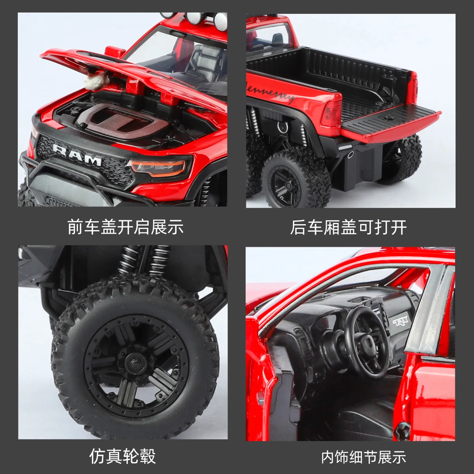 Ram 1500 TRX 6x6 Warlord Miniature Model 5 Ram 1500 TRX 6x6 Warlord Miniature Model - Image 5