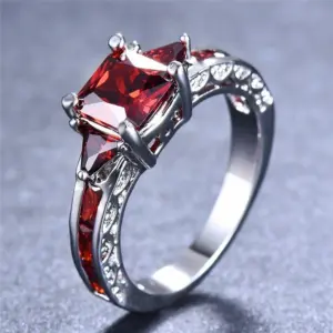 Red Square-Cut Zircon Cocktail Ring for Women 11 S60a34e3570b346299b5ea2be0b5cca93f