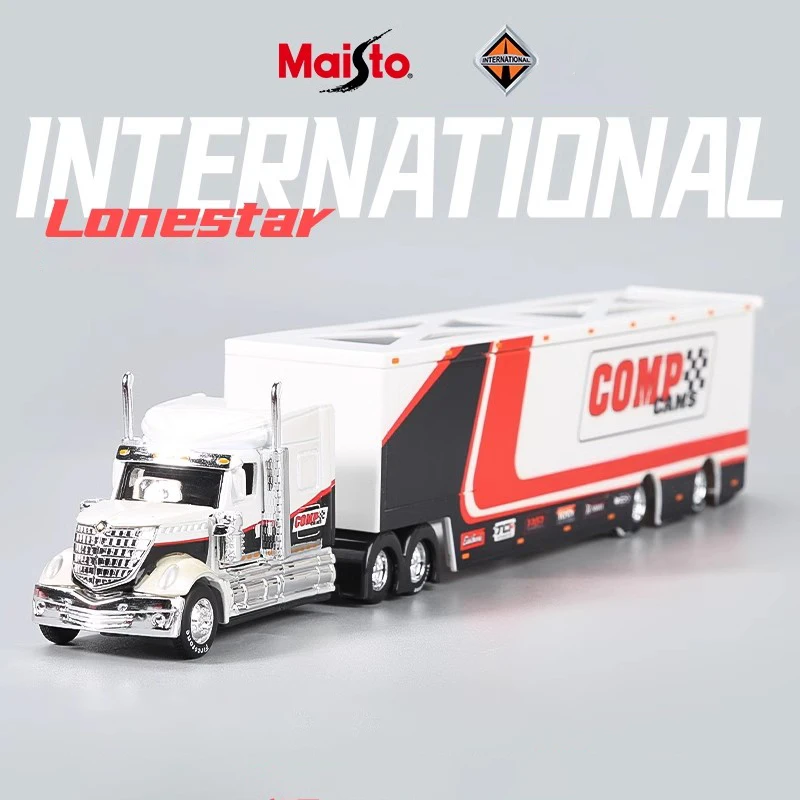 Red 1:64 Semi-Truck Die-Cast Model by Maisto 8 Red 1:64 Semi-Truck Die-Cast Model by Maisto - Image 8