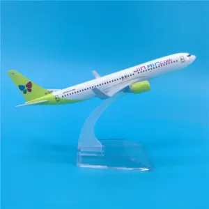 Jin Air Boeing 737 Diecast Model 1/400 Scale 11 S60da9822f5b9491387f8b426f0d4f52c4