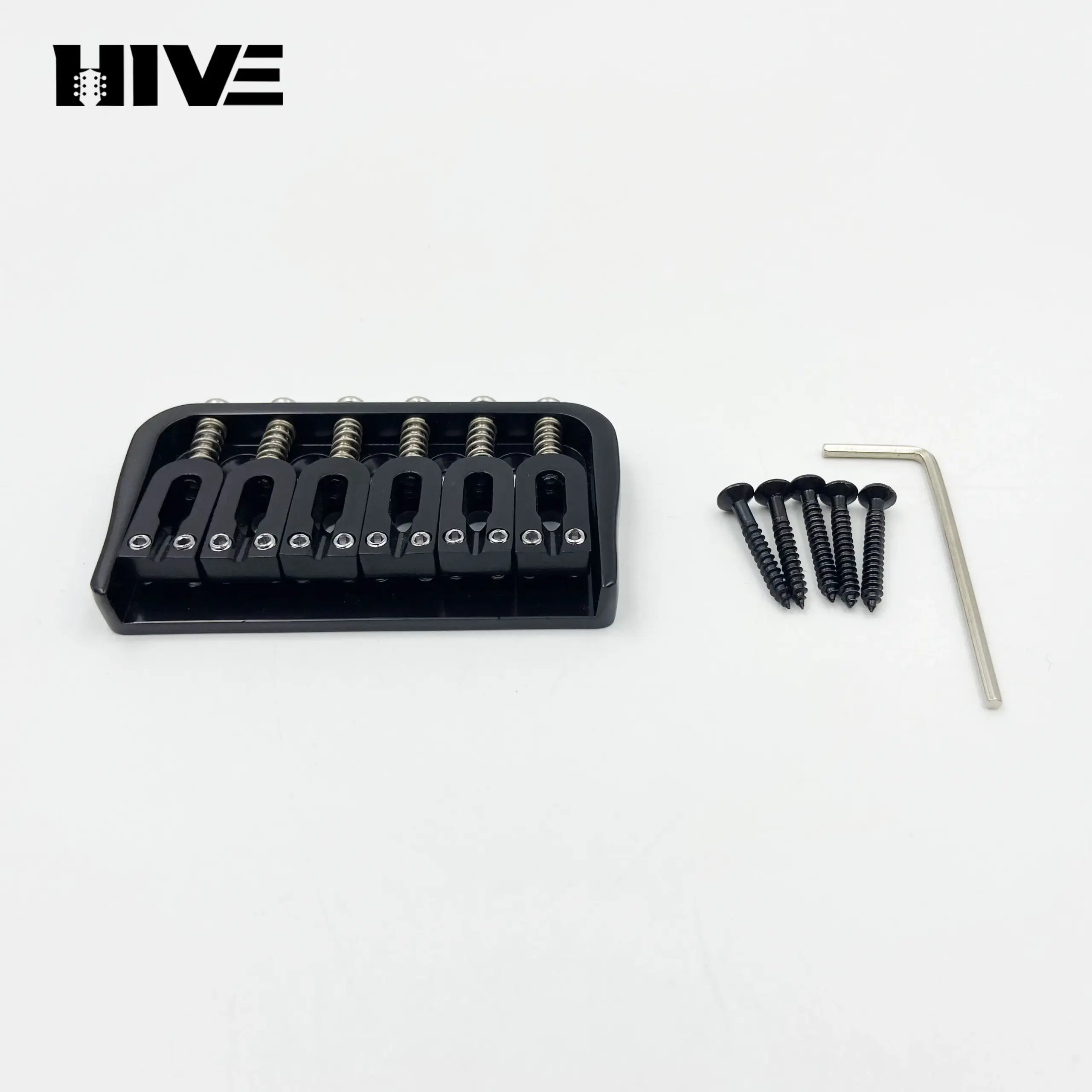 Zinc Alloy Electric Guitar Bridge in Gold, Silver, Black 8 Zinc Alloy Electric Guitar Bridge in Gold, Silver, Black - Image 8