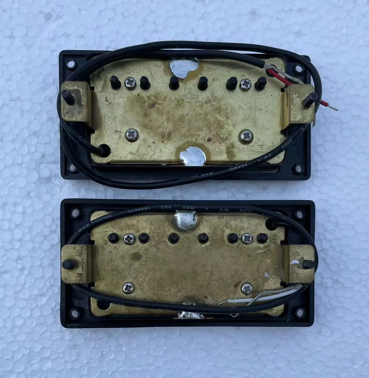 Black Electric Guitar Pickup Set 2 Black Electric Guitar Pickup Set - Image 2