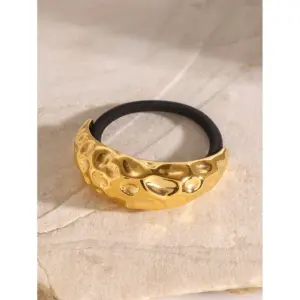 Stainless Steel Gold-Accent Hair Accessory 10 S60e5c865b19b478aa329210580bb3db5C