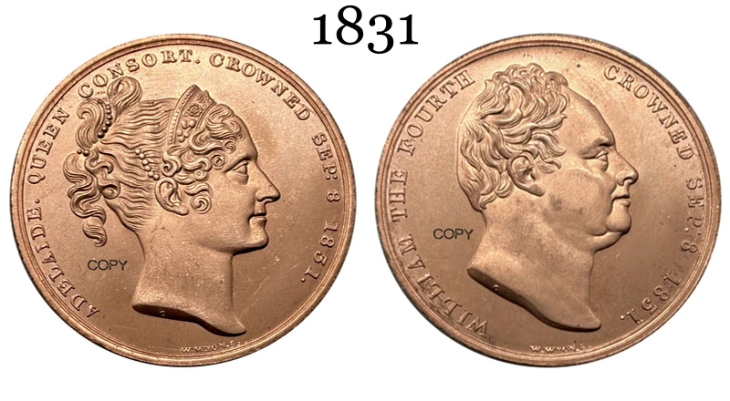 Queen Victoria Vintage Copper Replica Coin 5 Queen Victoria Vintage Copper Replica Coin - Image 5