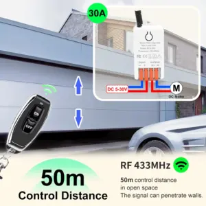 433MHz Wireless Motor Switch Module 12 S60e8f91ba72d46a289a88a0622ea3d20z