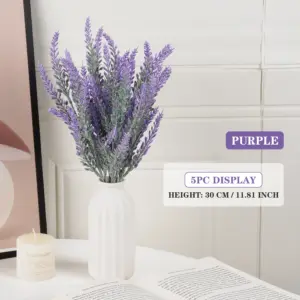 Artificial Lavender Flower Set for Home Decor 17 S60f5da0f00864f3c92754c0019fe66aay