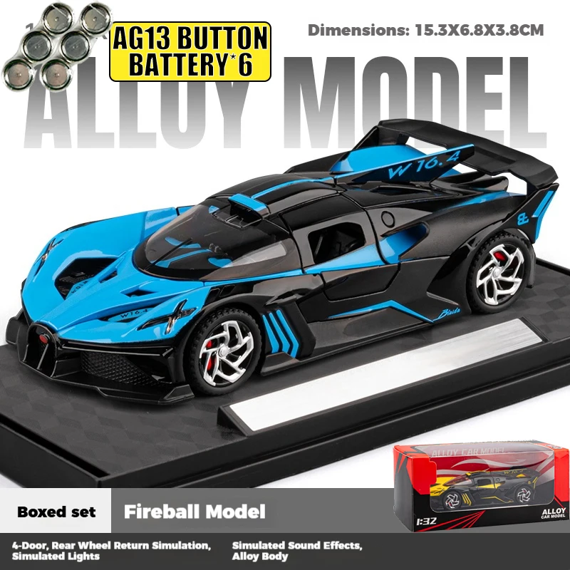 1:32 Diecast Super Sports Car for Collectors 7 1:32 Diecast Super Sports Car for Collectors - Image 7
