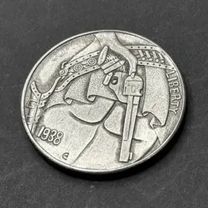 Vintage Copper Medal with Patriotic Design 6 S61272284190d4c1fadf0f56a03985374k