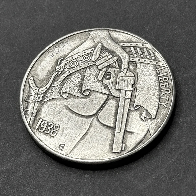 Vintage Copper Medal with Patriotic Design 3 Vintage Copper Medal with Patriotic Design - Image 3