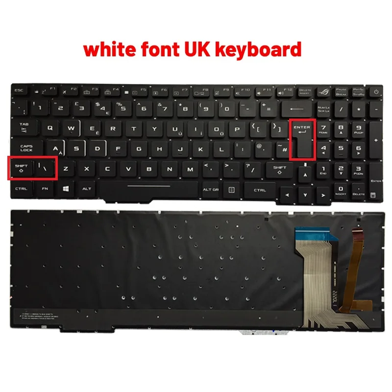 ASUS Keyboard Replacement for GL553, ZX553VD 5 ASUS Keyboard Replacement for GL553, ZX553VD - Image 5