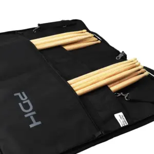 Durable Black PDH Drum Stick Bag Organizer 10 S61343b94b99343718d0de689002b45ee9