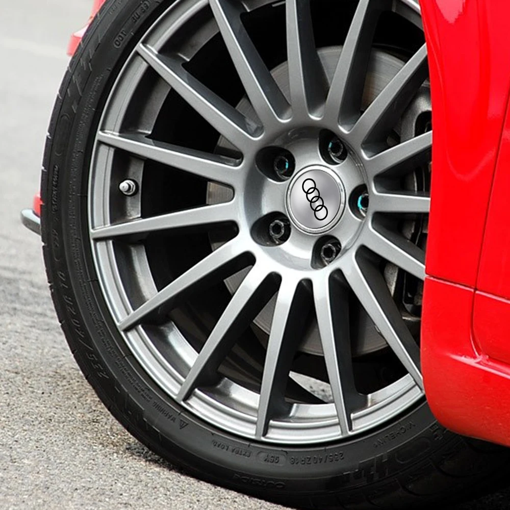 Premium Aluminum Wheel Center Stickers Set 5 Premium Aluminum Wheel Center Stickers Set - Image 5