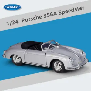 Black 1:24 Scale Porsche 356A Speedster Model 16 S614cce590fe947f5b4e254e9985e49dfO