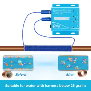 Blue Electric Water Descaler System for Home