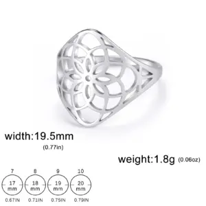 Elegant Filigree Flower Ring for Women 18 S6150178fa26c486aba4e7406858dbf8ct