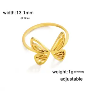 Elegant Butterfly Ring for Women 16 S6156e9a79c8343b7aa11d922bad222e6z