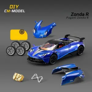 Vibrant Blue Pagani Zonda R Die-Cast Model