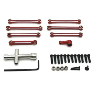 RC Car Metal Tie Rod Set for 1/14 & 1/12 Models 13 S617092c15d1f425c985cde0e6382394fh