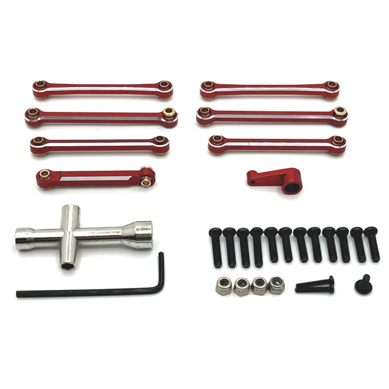 RC Car Metal Tie Rod Set for 1/14 & 1/12 Models 5 RC Car Metal Tie Rod Set for 1/14 & 1/12 Models - Image 5