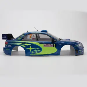 Bright Blue Subaru Impreza WRC 2007 RC Body 12 S6173cac9cd72437b8dd7650744cda1c59