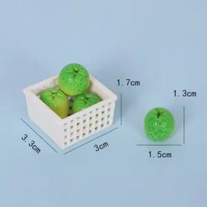 Miniature Resin Fruit Set for Dollhouses 17 S6173df97e00e4de5b43bed83e3a3b1a3M