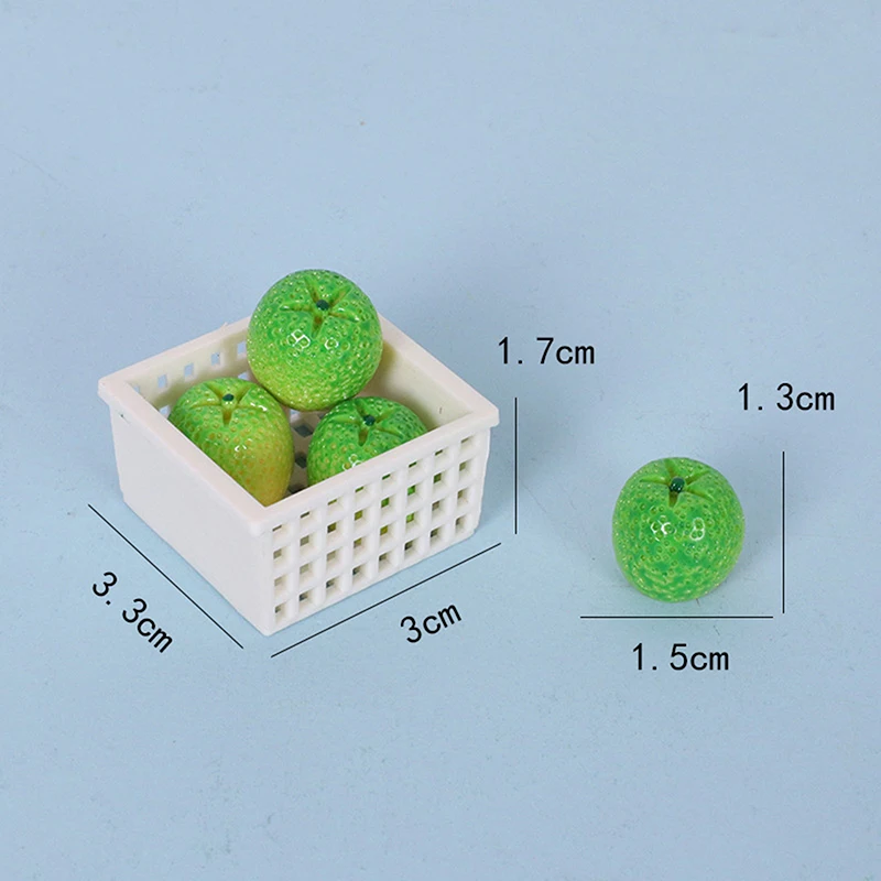Miniature Resin Fruit Set for Dollhouses 8 Miniature Resin Fruit Set for Dollhouses - Image 8