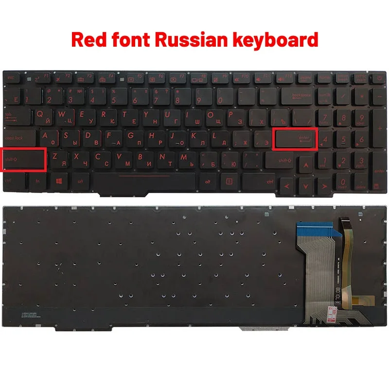 ASUS Keyboard Replacement for GL553, ZX553VD 3 ASUS Keyboard Replacement for GL553, ZX553VD - Image 3