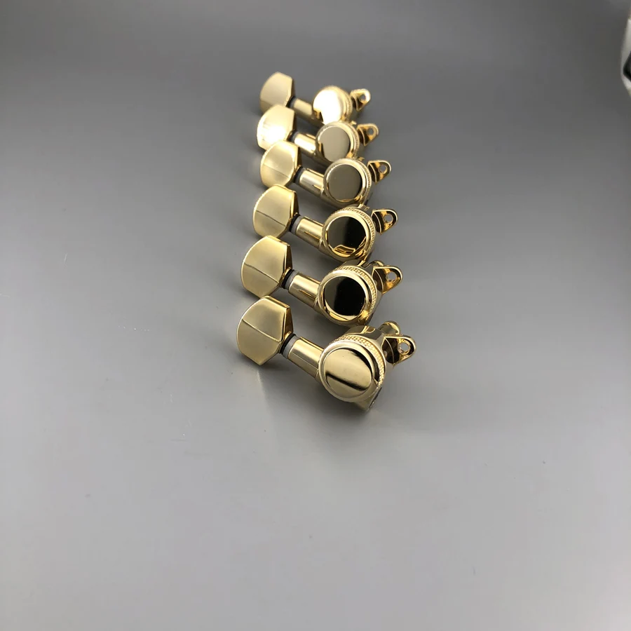 Gold Locking Guitar Tuning Set for M6 Headstocks 2 Gold Locking Guitar Tuning Set for M6 Headstocks - Image 2