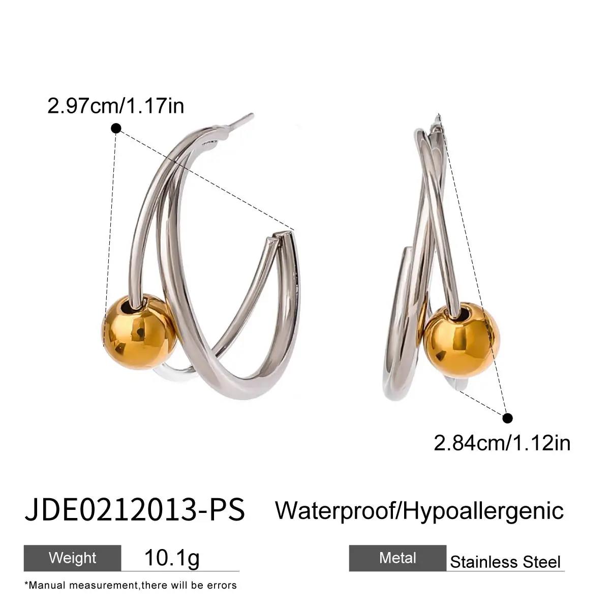 Stainless Steel Geometric Earrings for Women 7 Stainless Steel Geometric Earrings for Women - Image 7