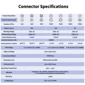 IP68 Waterproof BD24 Circular Connector 14 S619cb97783174df2999b35fa98c2c95b8