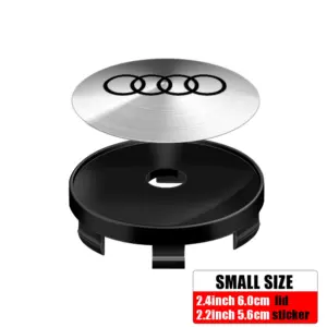 Aluminum Wheel Center Caps Set for Vehicles 19 S61a1bdae057f438d86d9c5fcad7c971c6