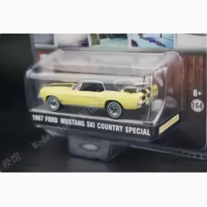 Yellow 1967 Ford Mustang SKI Model Car 1/64 5 S61abef65e2ef4cbf9936041c93e9fc85i
