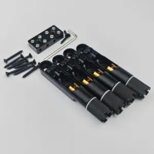 Black Headless Bass Bridge Set for 4 and 5 Strings 11 S61b42c1dc3bf4e43b0d2e122dda71ee0g
