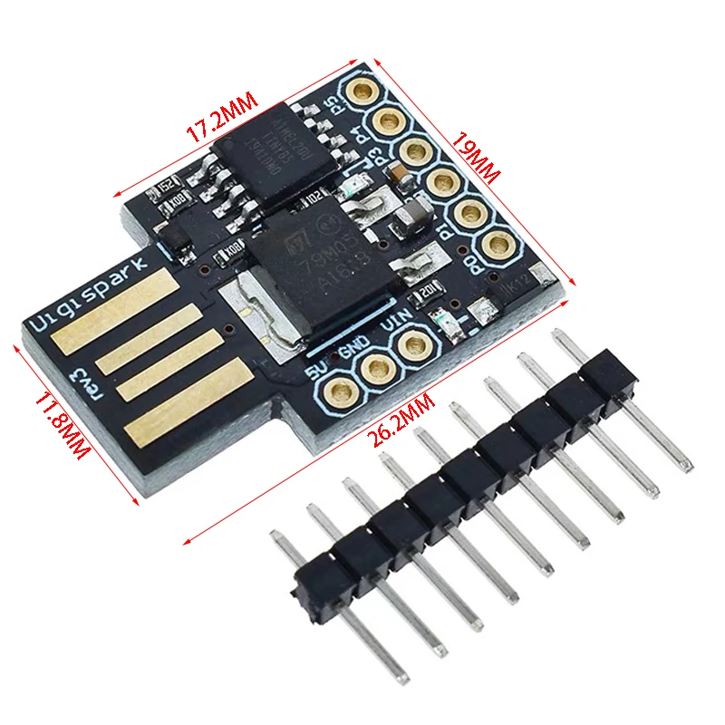 Digispark ATTINY85 Microcontroller Development Board 3 Digispark ATTINY85 Microcontroller Development Board - Image 3