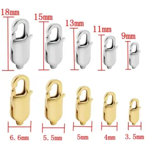 Stainless Steel Lobster Clasp Set 10-Piece 10 S61cd834e941d497297144841fbb65693Y