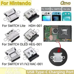 Durable USB-C Port for Nintendo Switch Models