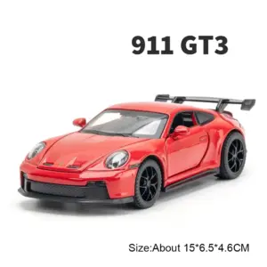 1:32 Scale Sports Car Model with Lights 17 S61e5a6f5cb0c454084c55d437cffdceft
