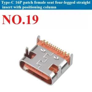 Set of 10 USB Type-C Female Ports for DIY Projects 19 S61f201ae3149414b829006d1f99b6f78c