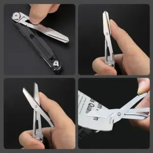 Multitool Mini 12-in-1 Stainless Steel Black 11 S61f4a999f43844d2b6e5c448db64ea6fW