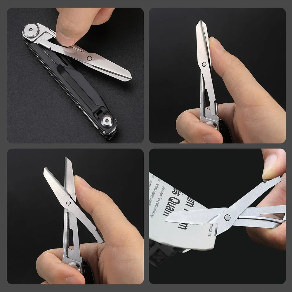 Multitool Mini 12-in-1 Stainless Steel Black 5 Multitool Mini 12-in-1 Stainless Steel Black - Image 5
