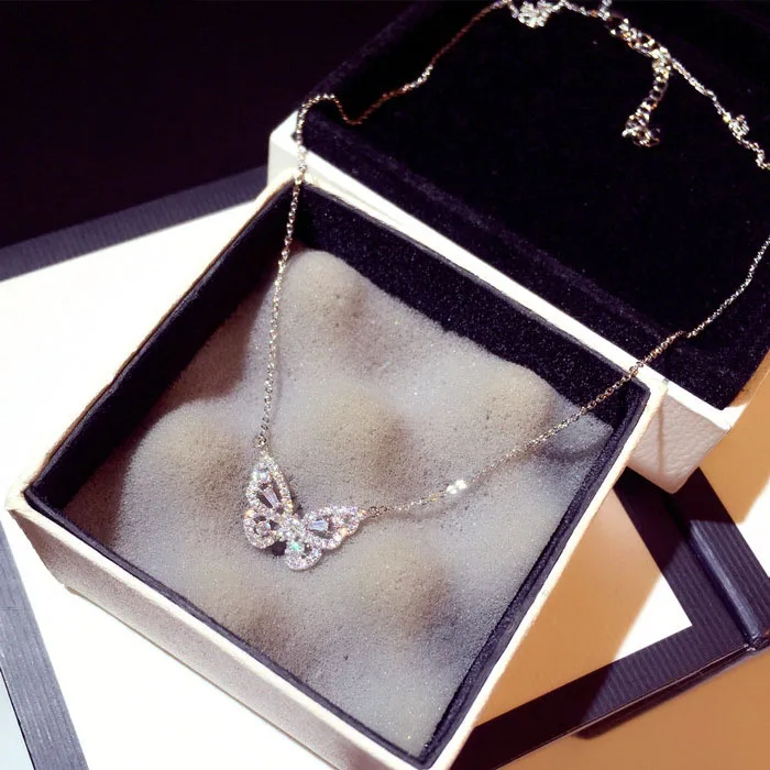 Sterling Silver Butterfly Necklace, 45cm Length 5 Sterling Silver Butterfly Necklace, 45cm Length - Image 5