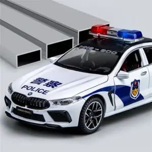 1:24 Scale Diecast Police Car Model 10 S623072e311a54129b998385c0e4f8753Y